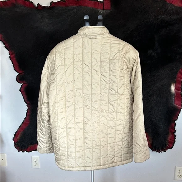 Land’s End Women’s Hooded Soft Coat in Champagne Beige w/zip out liner - Picture 4 of 6